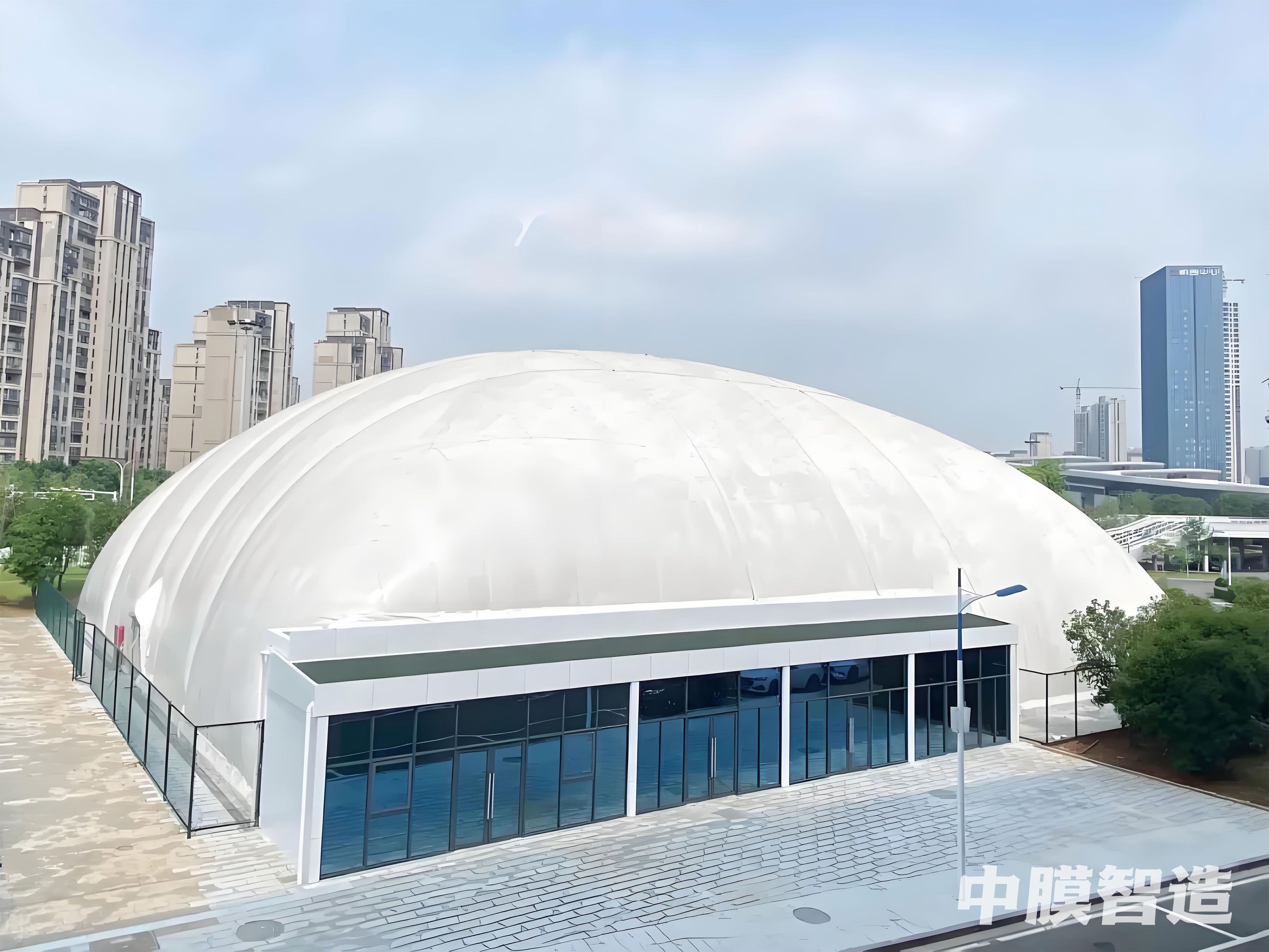 江西南昌国体中心气膜网球馆｜华中体育场馆气膜化升级标杆工程档案